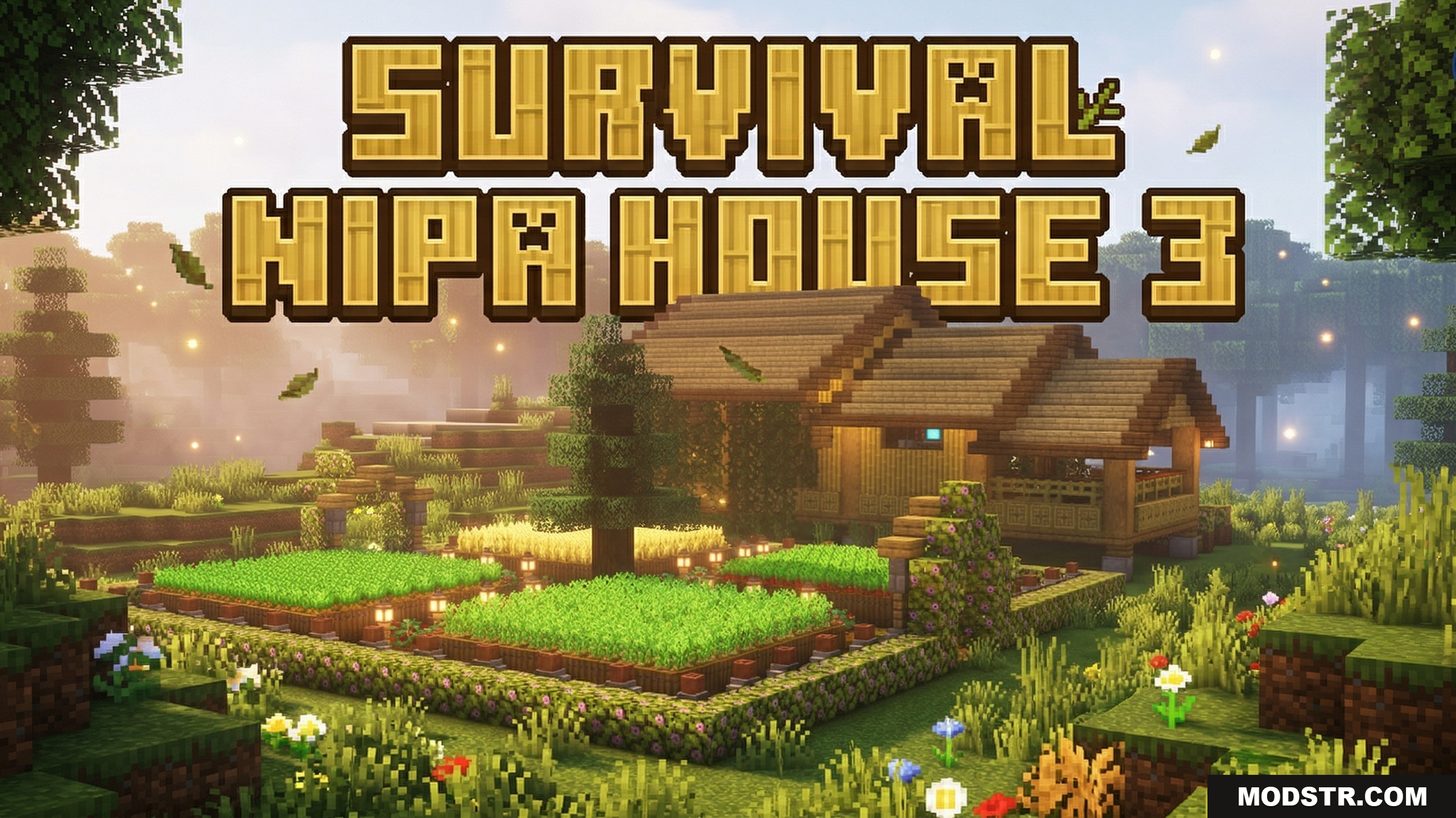 Survival Nipa House 3 Map (26.x, 1.21) – MCPE/Bedrock