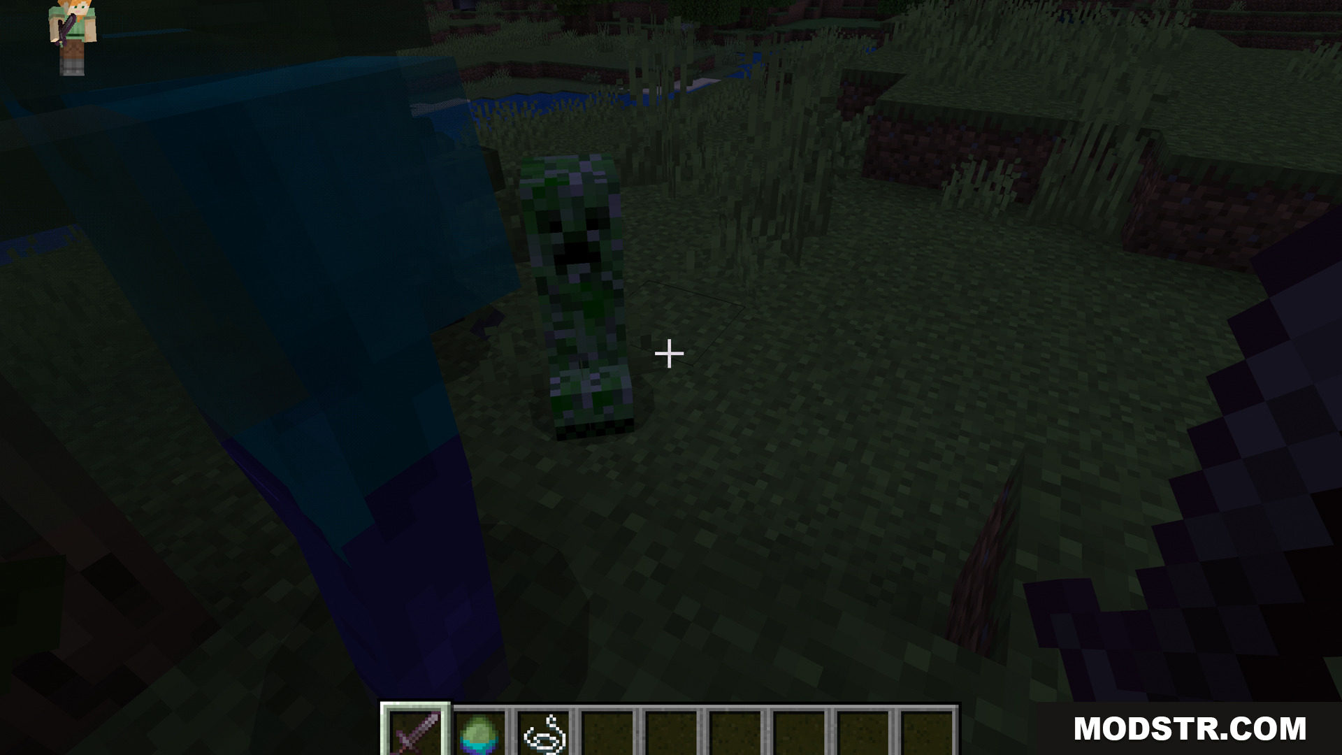 Sweep N Slash Addon Screenshot 10 Preparing a wide sword attack to hit multiple enemies at once