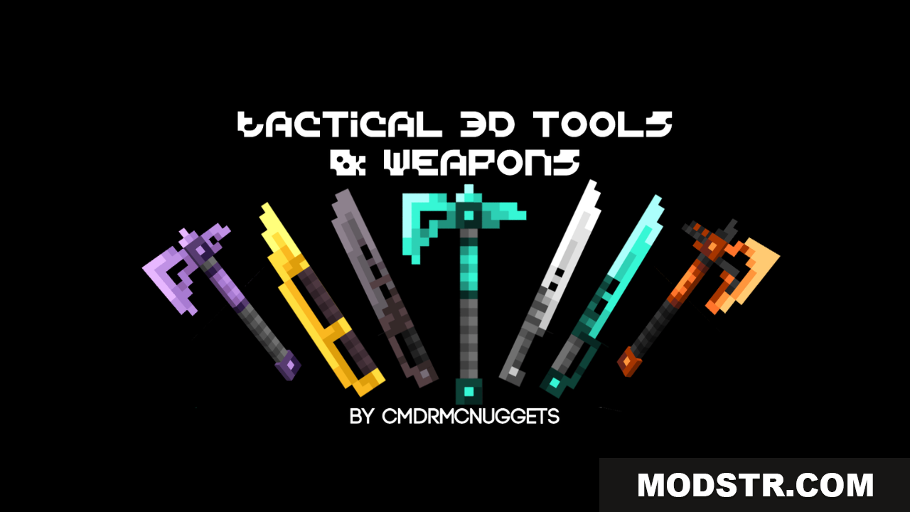 Tactical 3d Pvp Tools Weapons Texture Pack