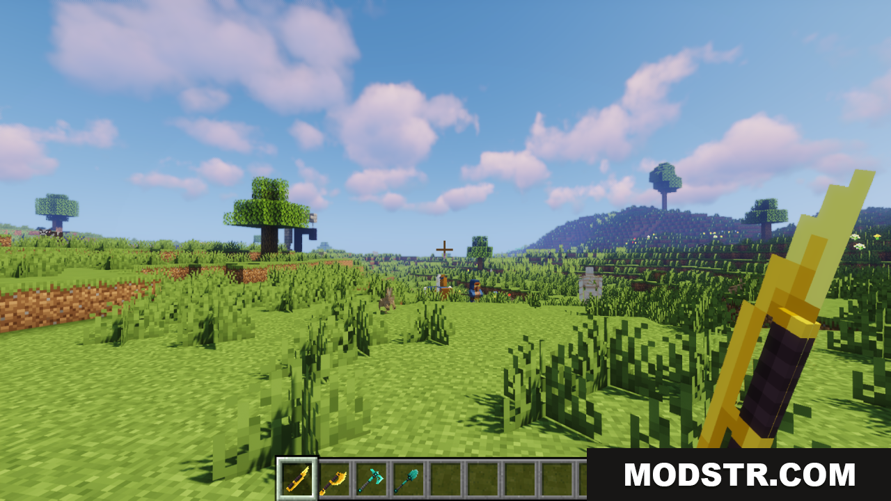 Tactical 3D PVP Tools Weapons Resource Pack (26.1.2, 1.20.1)