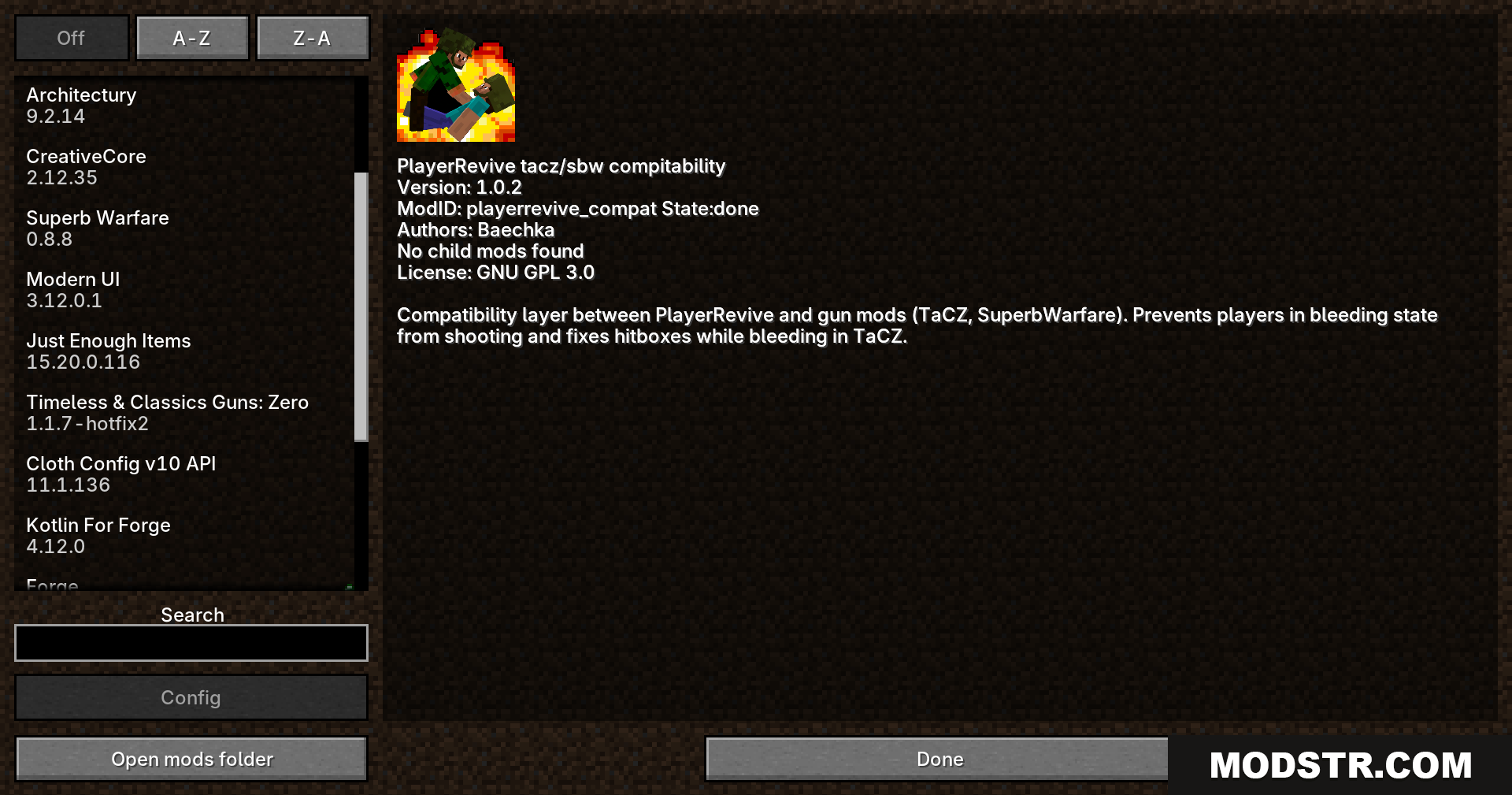 Tacz Sbw Playerrevive Gun Mod (1.20.1) – Connects PlayerRevive And Gun Mods