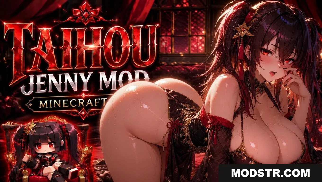Taihou Jenny Mod for Minecraft PE 1.21 – Anime Companion Addon