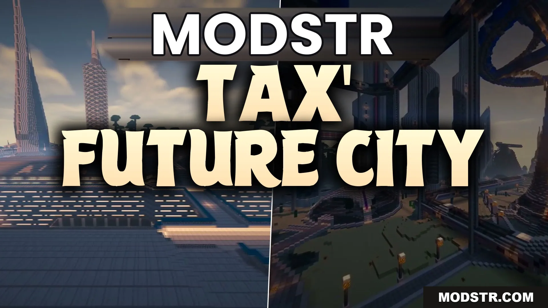 Tax’ Future City Map (26.2, 1.20.1) – Hide and Seek in Sci-Fi Towers cover art