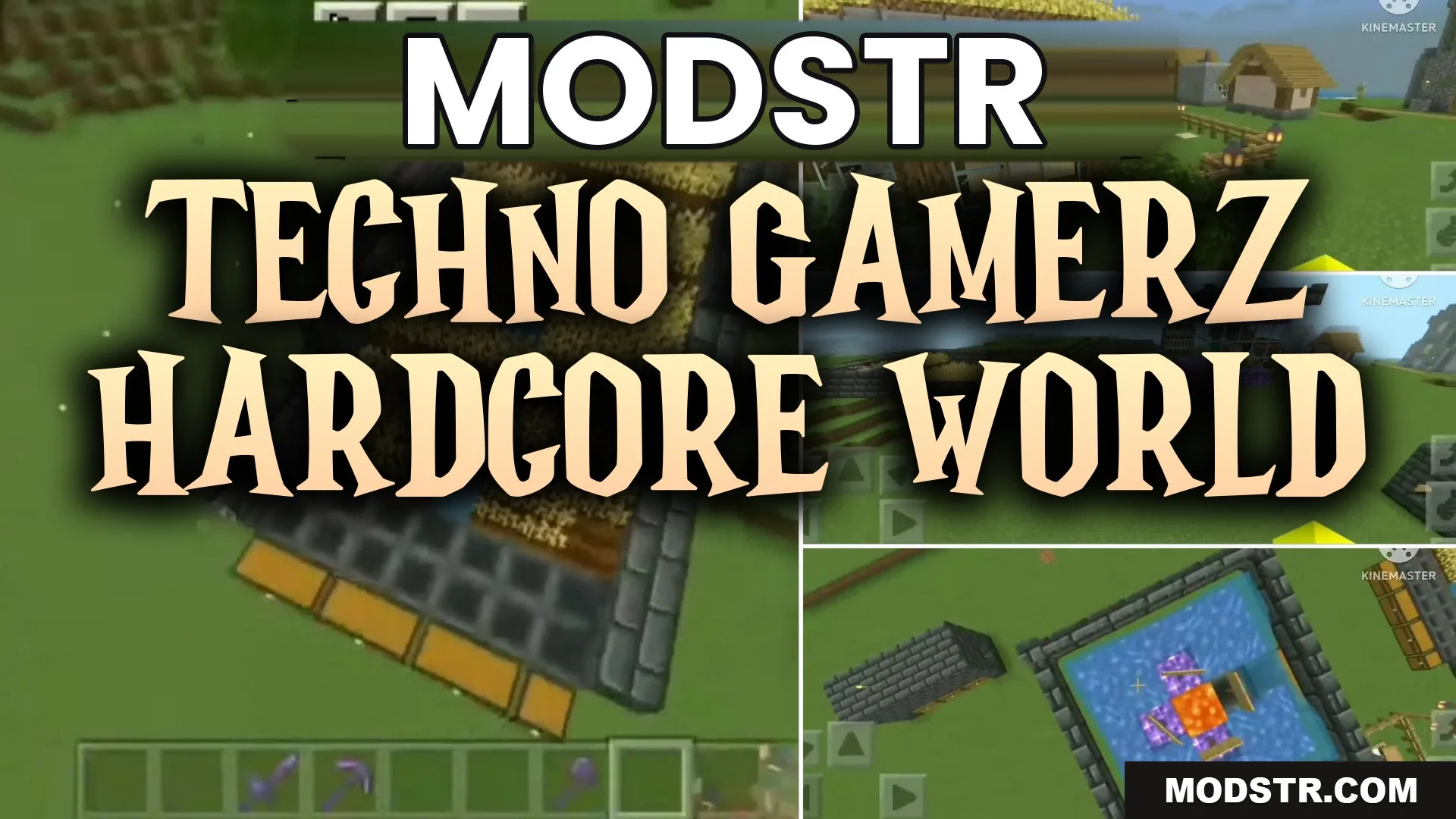 Techno Gamerz Hardcore World Map (26.2, 1.20.1) – Survive the Famous Fortress cover art