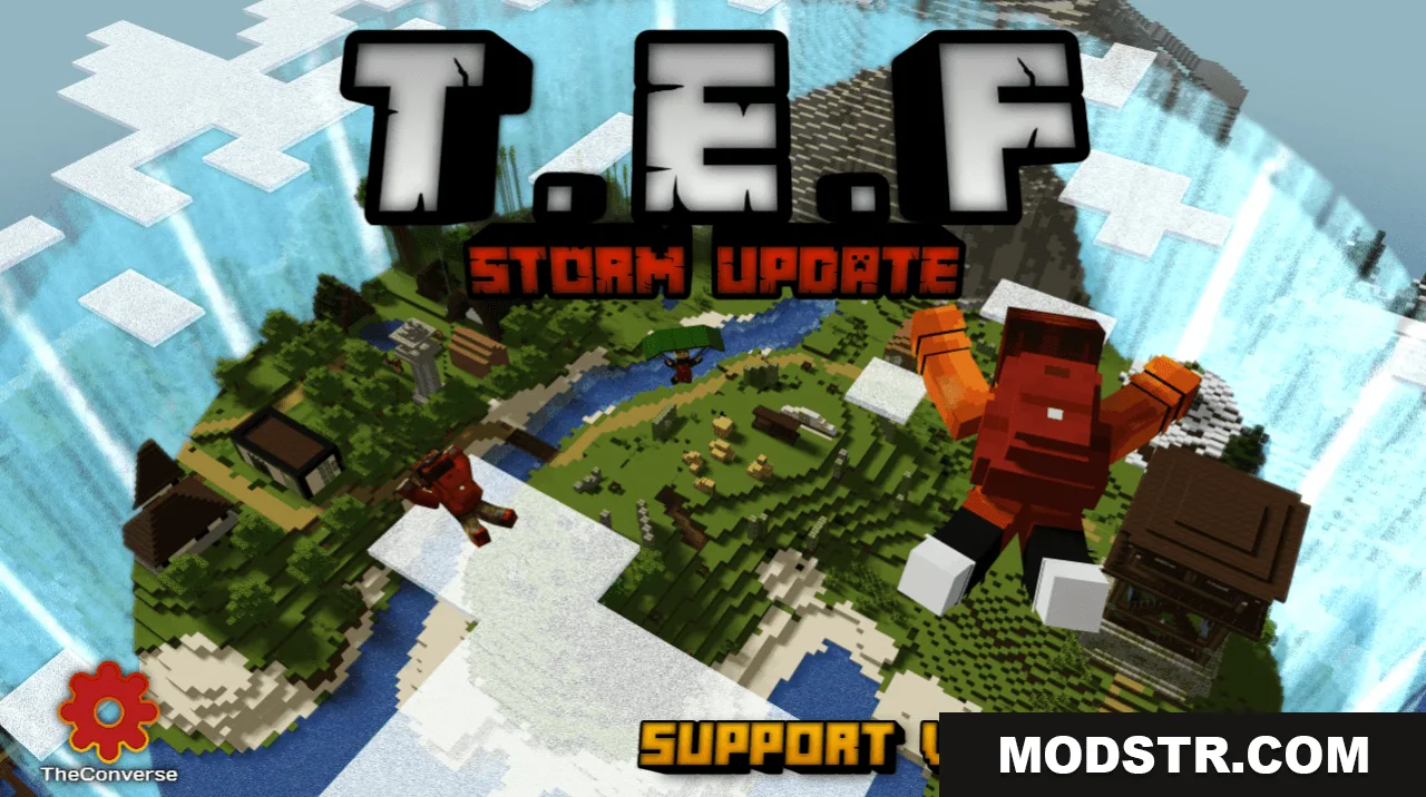 TEF Battle Royale Map (26.x, 1.21) – MCPE/Bedrock cover art