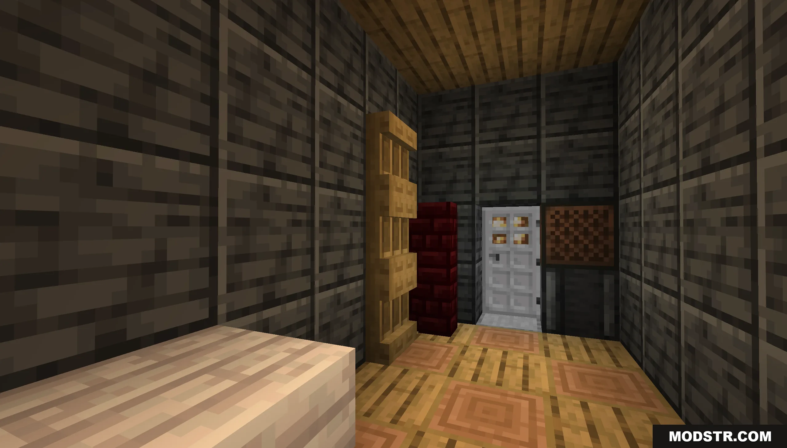 That’s Not My House Map Screenshot 3 A narrow hallway with dark walls in the That Is Not My House Map