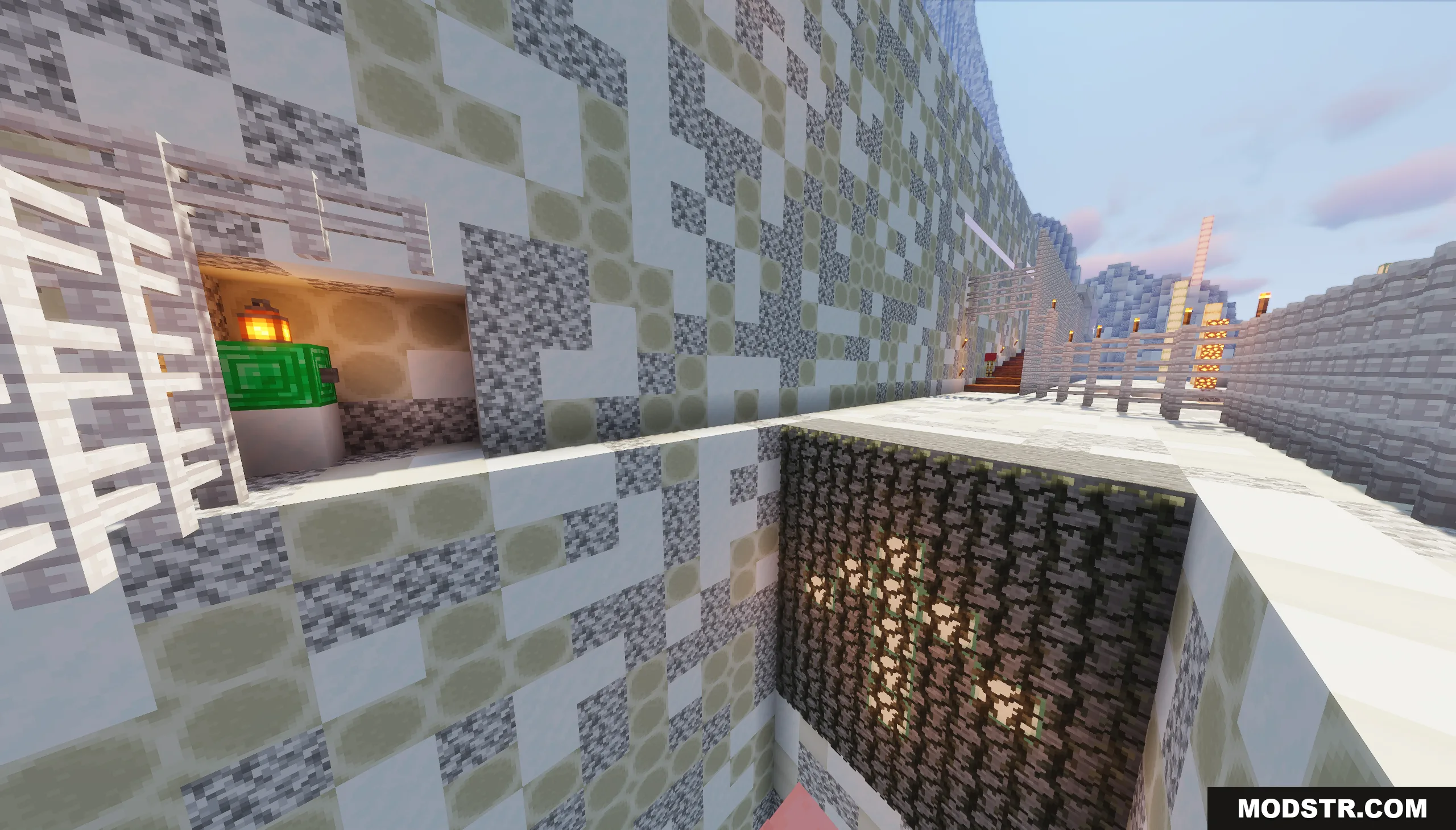 The Ashen Wastes Map Screenshot 8 A small room with a lantern behind iron bars in a stone wall
