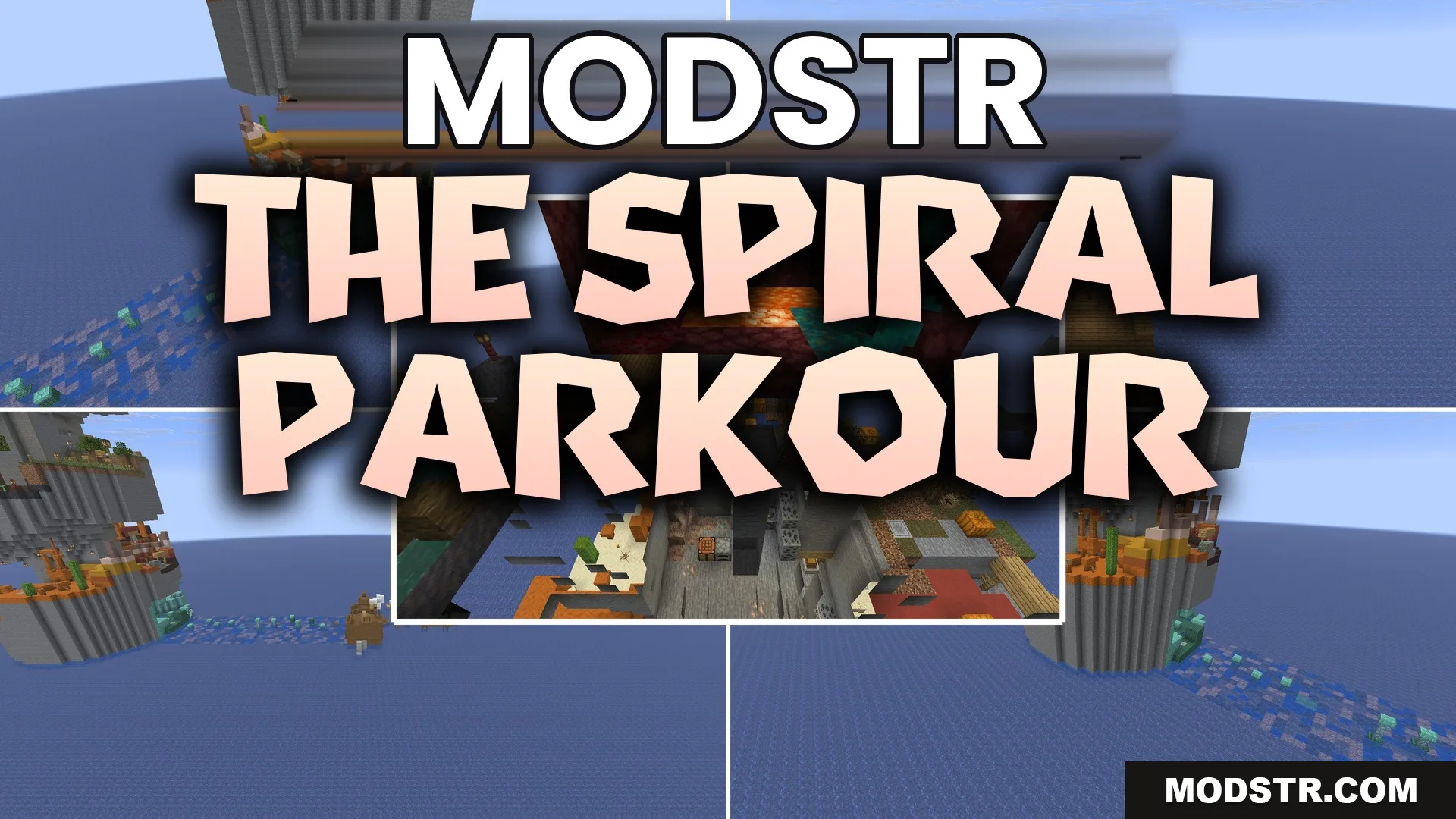 The Spiral Parkour Map (26.2, 1.20.1) – Survive the Dizzying Tower Climb cover art