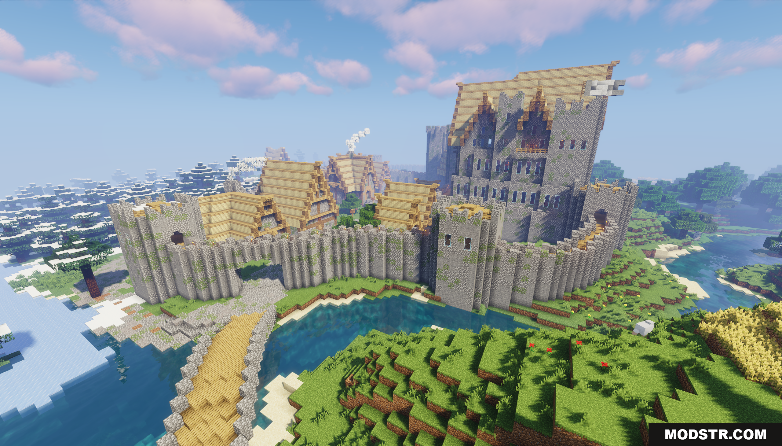 The Town of Rikdale Map Screenshot 5 The Town of Rikdale map features a large castle