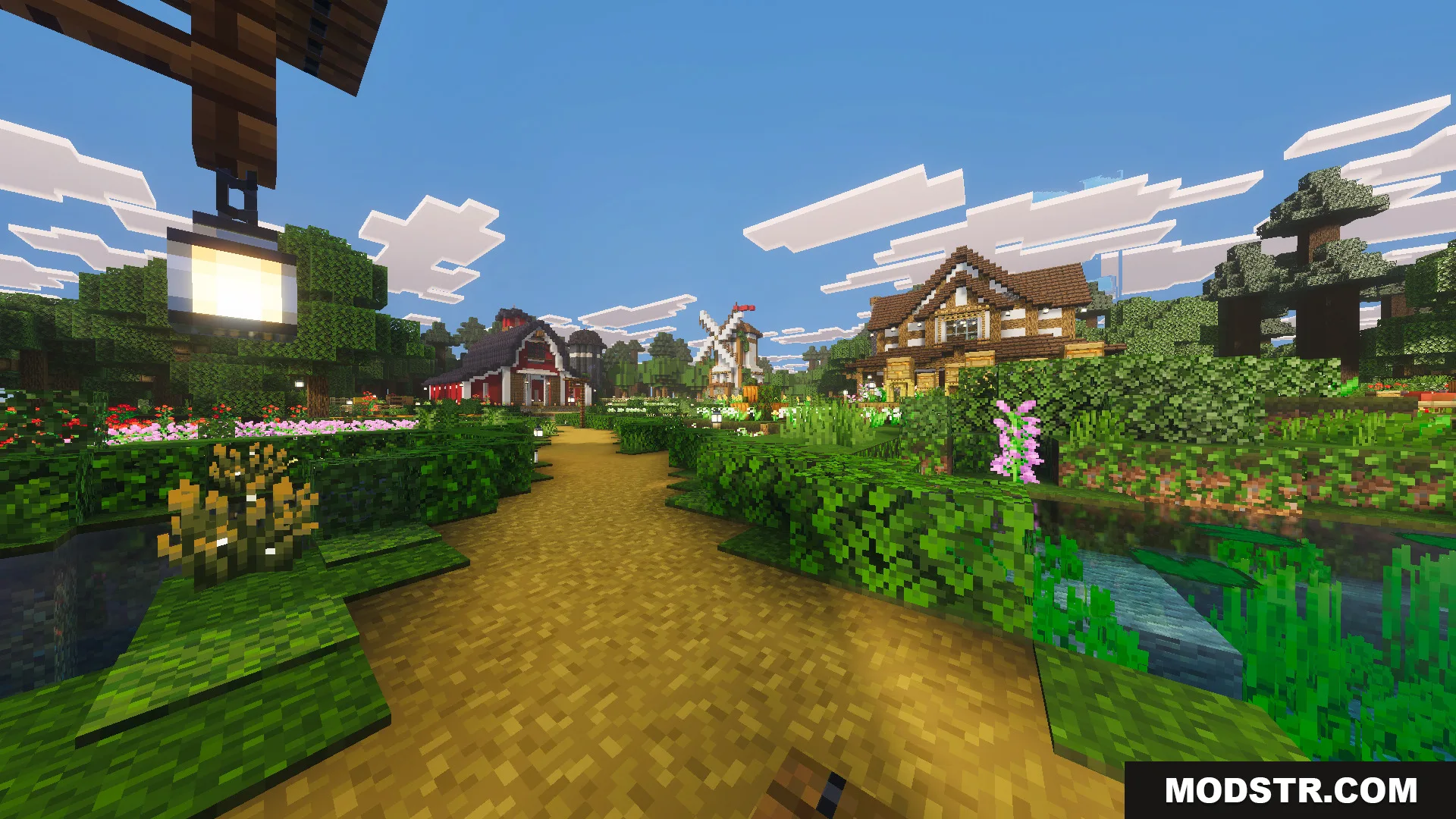 Tiny Takeover Farmstead Map Screenshot 1 Tiny Takeover Farmstead Map featuring a red barn and a tall windmill