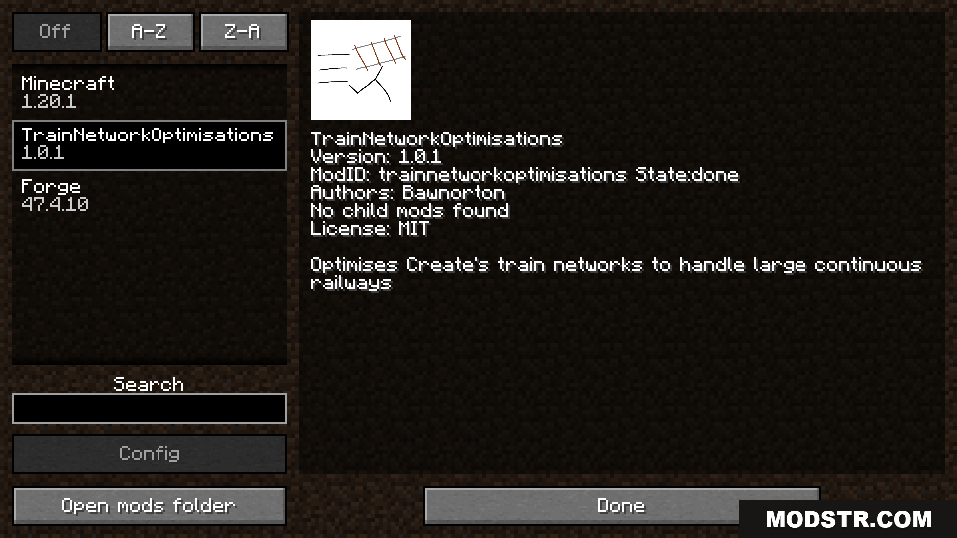 Train Network Optimisations Mod (1.20.1) – Build Endless Railways with Zero Lag