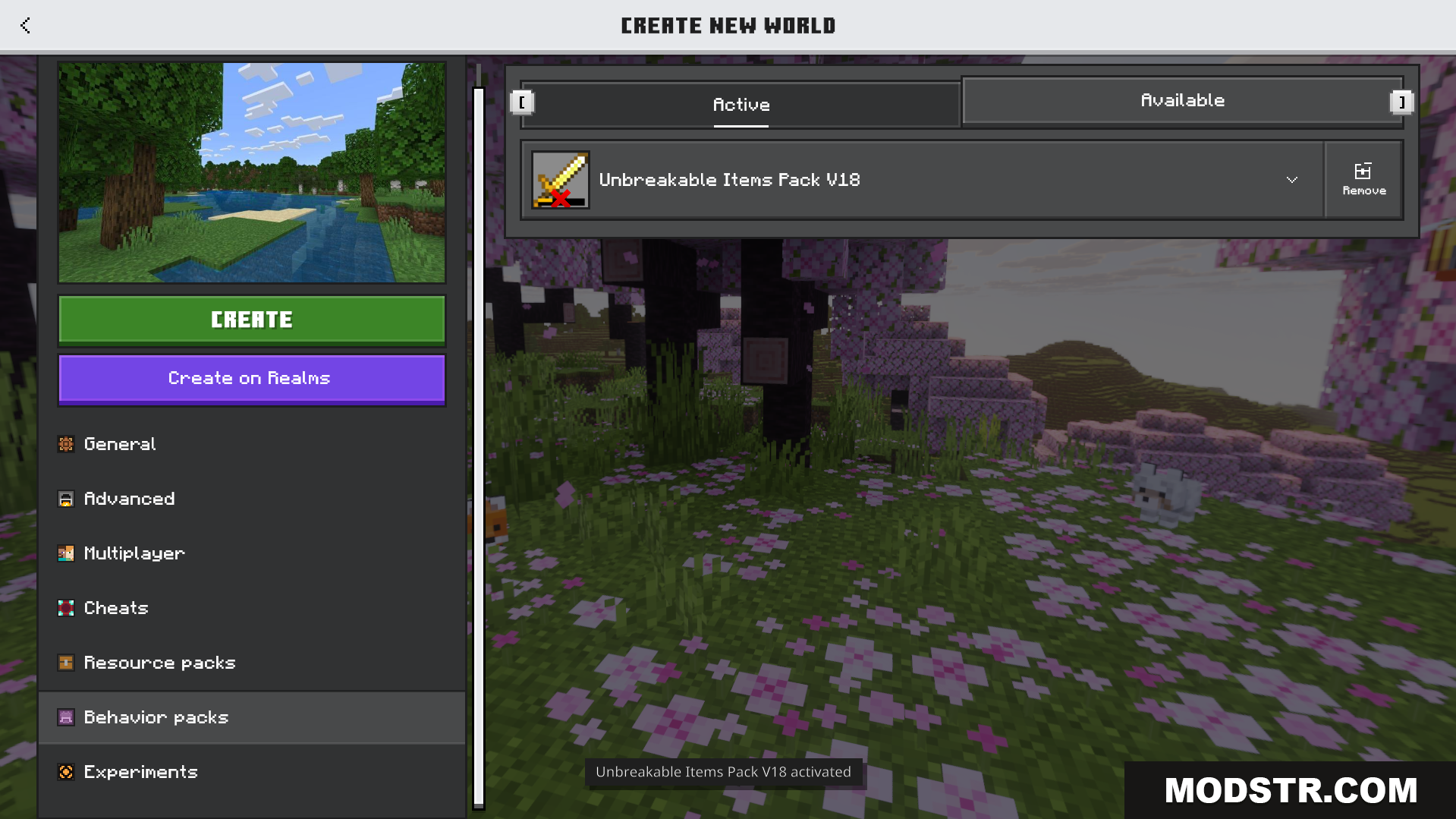 TrayePlays Unbreakable Items Addon (26.x) – Remove Tool And Weapon Durability Limits
