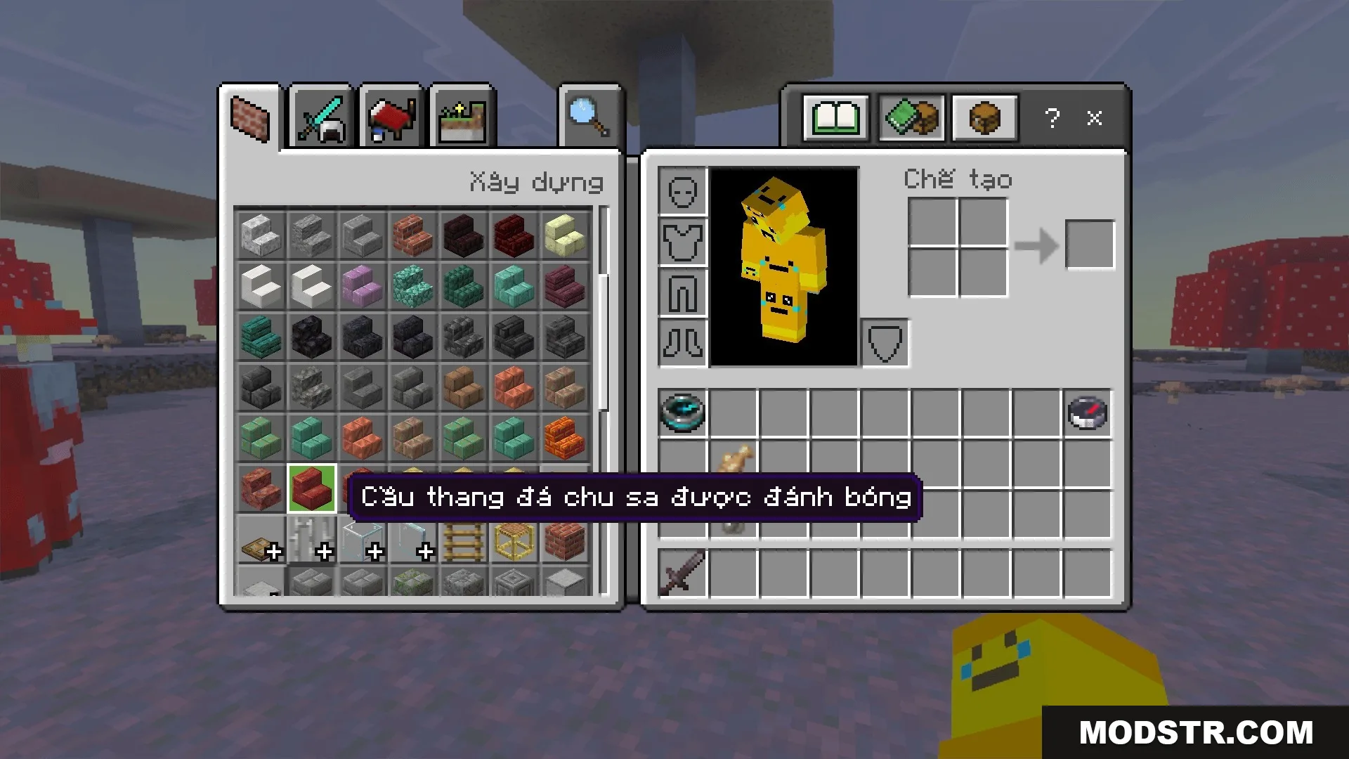 Ty el Vietnamese Language Pack Texture showing translated inventory items and tooltips