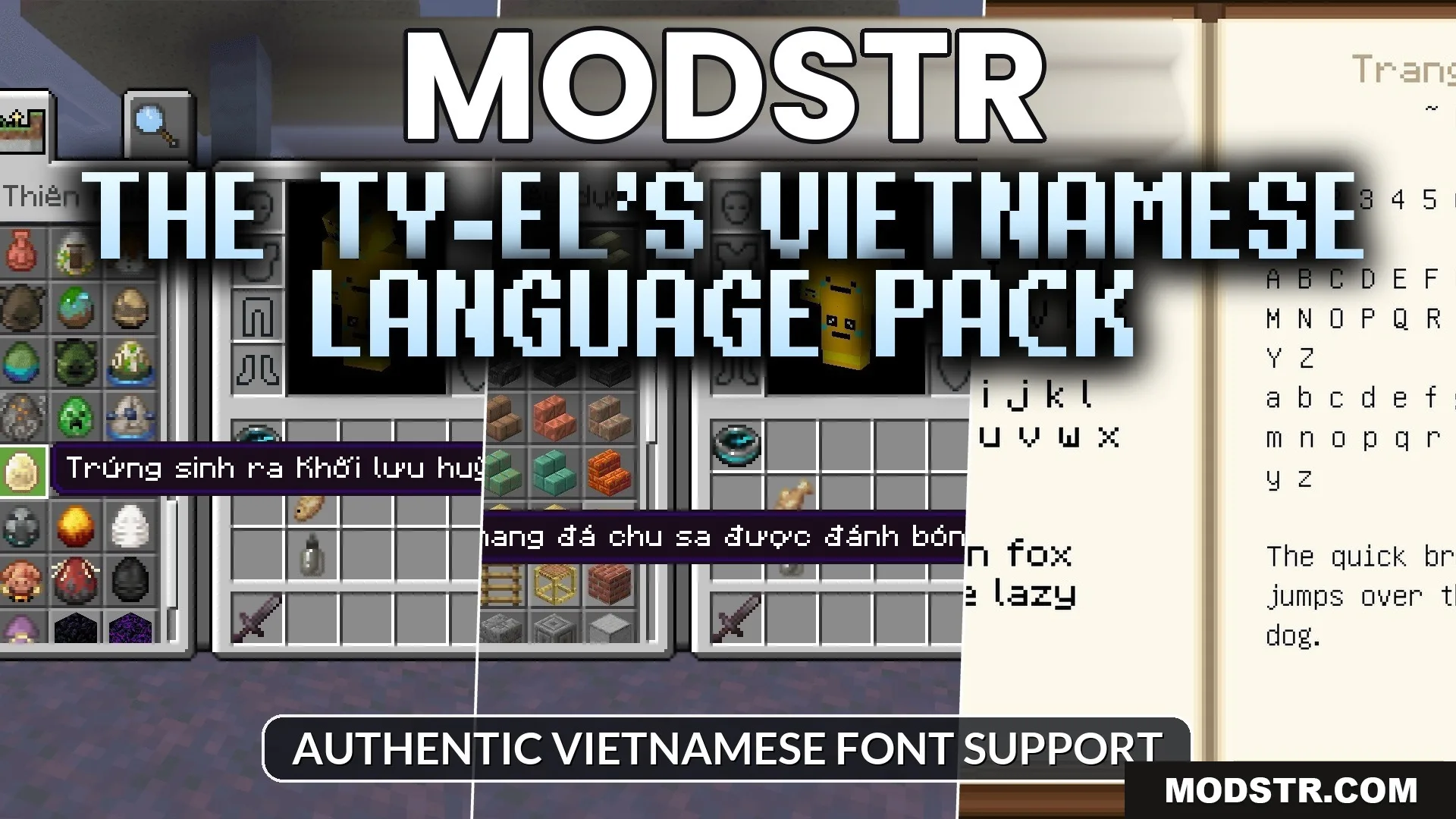 Ty-el’s Vietnamese Language Pack Texture Pack (26.x) – MCPE/Bedrock cover art