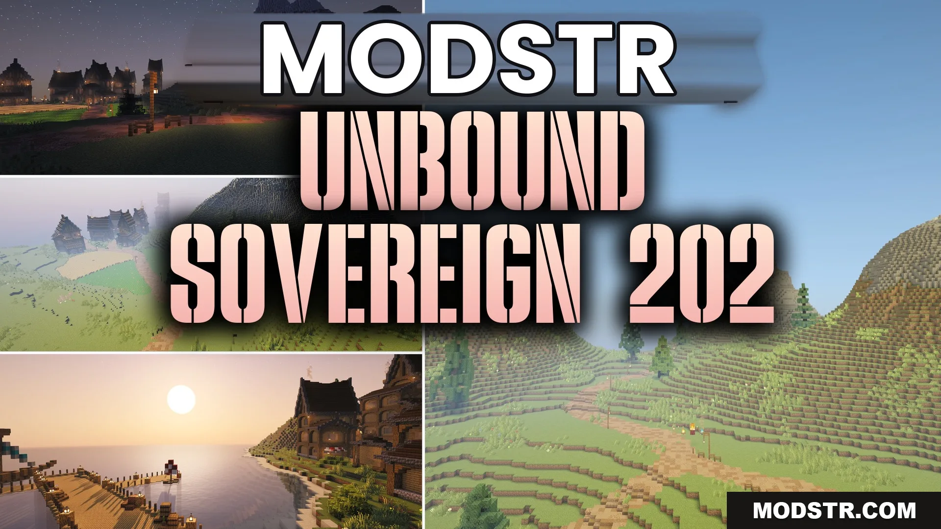 Unbound Sovereign 202 Shaders (26.2, 1.20.1) – Fantasy Modpack Color Grading