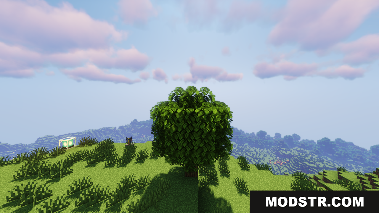 Universal Bushy Leaves Resource Pack (26.1.2, 1.20.1) – Adds Bushy Leaves To Trees