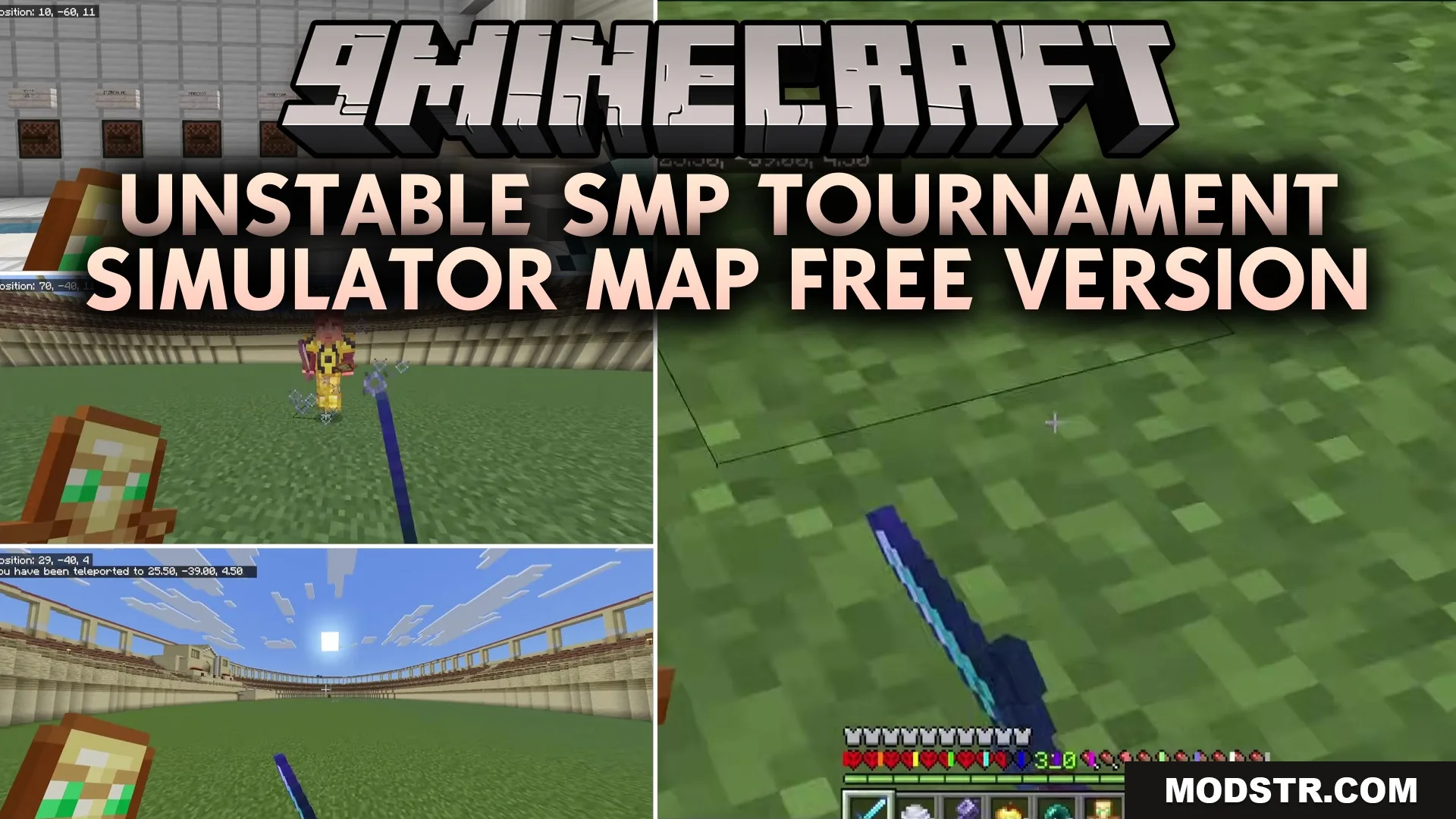 Unstable SMP Tournament Simulator Map FREE Version Map (26.2, 1.20.1) cover art