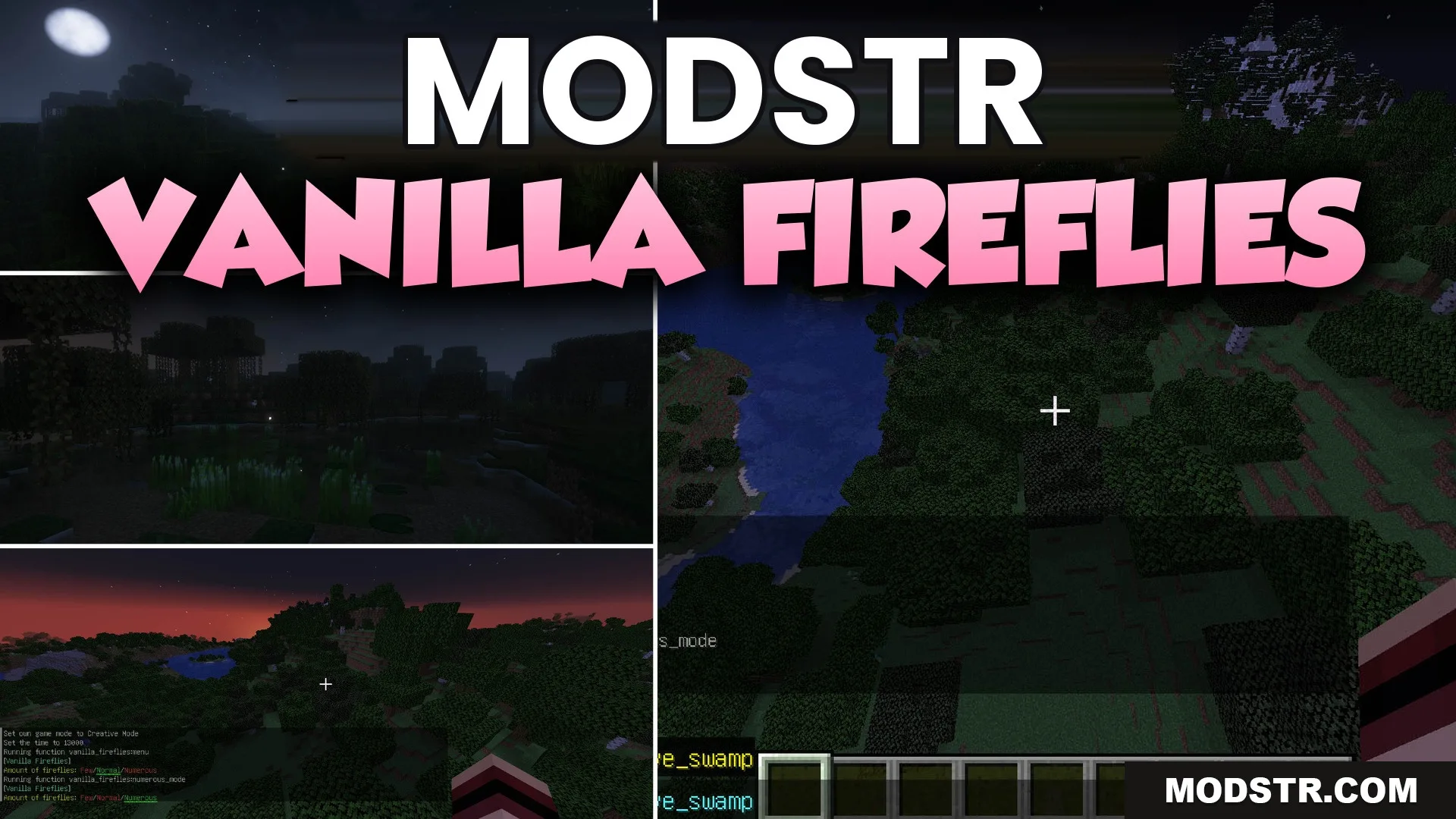 Vanilla Fireflies Data Pack (26.2, 1.21.1) – Illuminate the Night cover art
