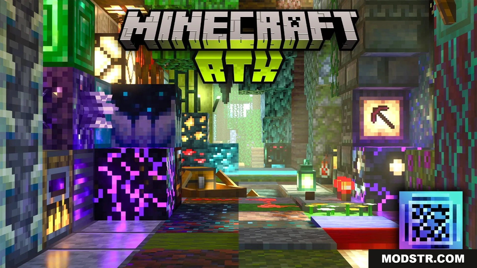 Vanilla RTX Normals Shader (1.26+) – MCPE/Bedrock cover art