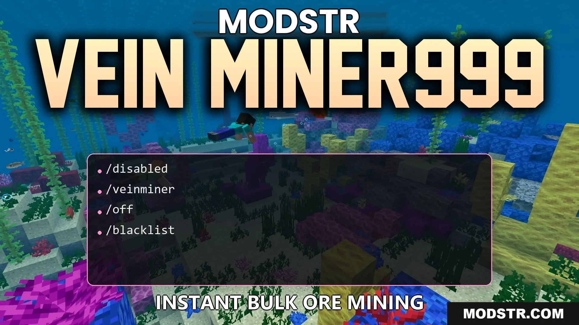 Vein Miner999 Plugin (1.21.11, 1.21.1) – Spend Less Time Grinding