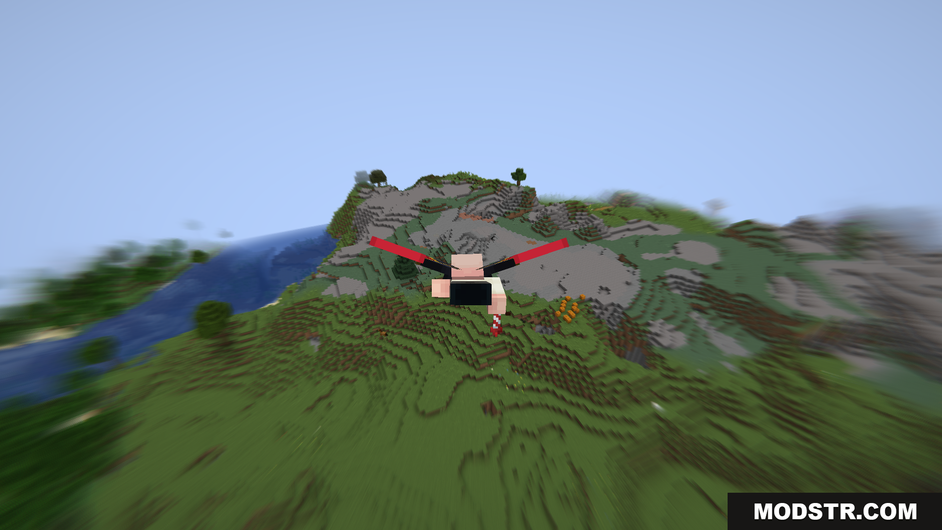 Velocity Blur Mod adds motion blur while flying