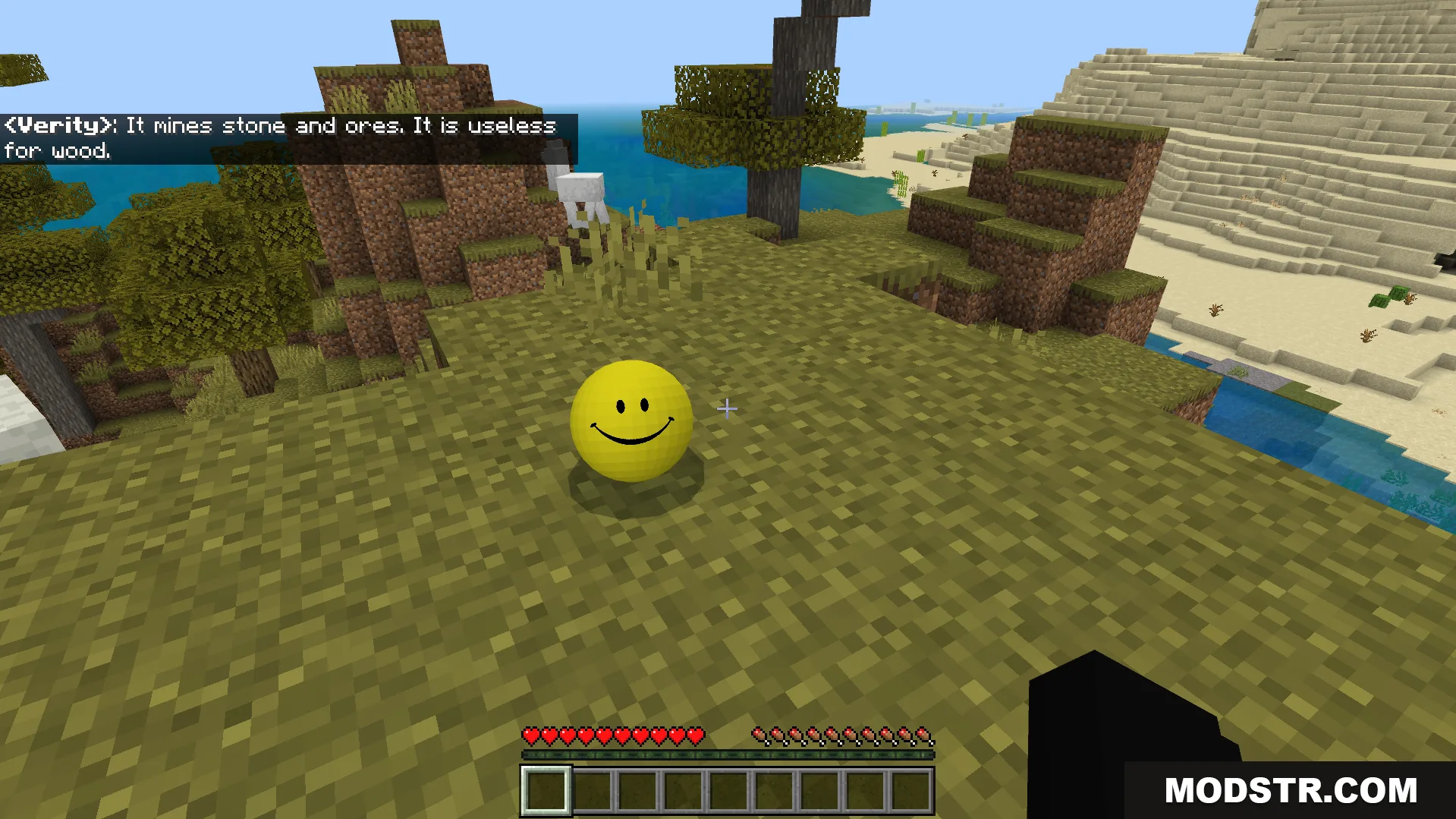 Verity BE Addon Screenshot 9 Verity BE Addon features a yellow companion that responds to player messages