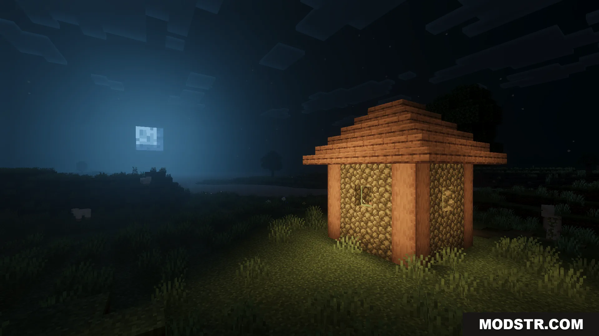 Vibrant Legacy Uncanny Rewrite Shader transforms the world with spooky night visuals