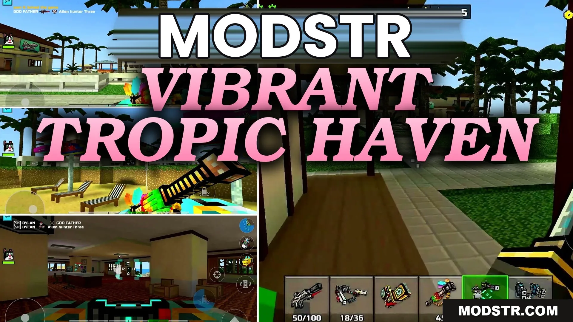Vibrant Tropic Haven Map (26.2, 1.20.1) – Sunny Beach Minigames with Friends cover art