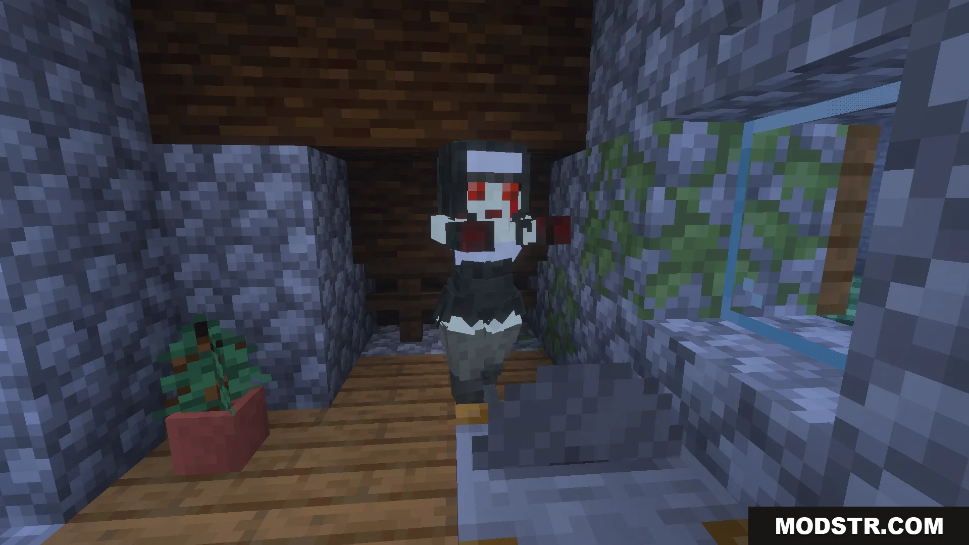 Village Girls TP Texture Pack Screenshot 9 Village Girls TP Texture Pack replaces a villager with a unique female character