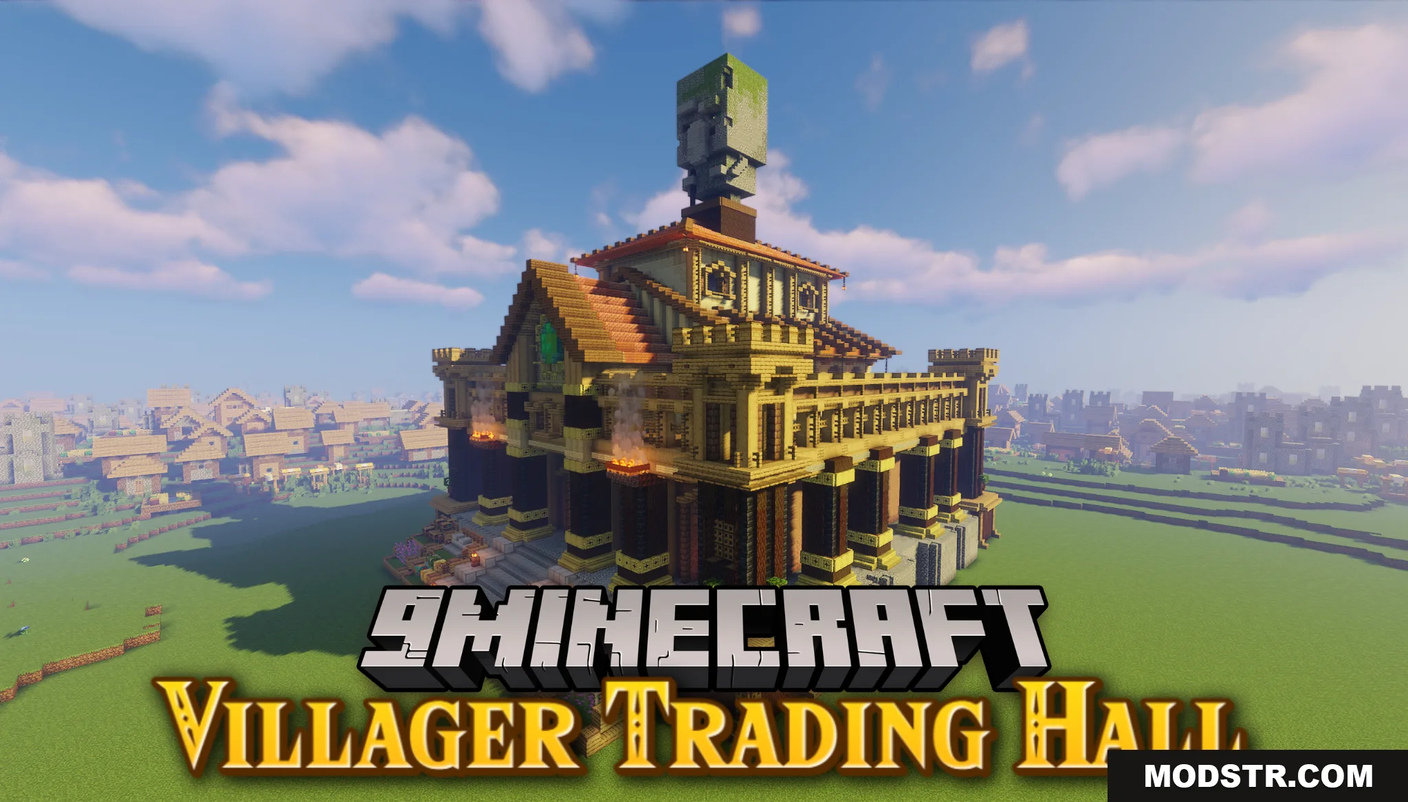 Villager Trading Hall Map (26.1.2, 1.20.1) – A Grand Market