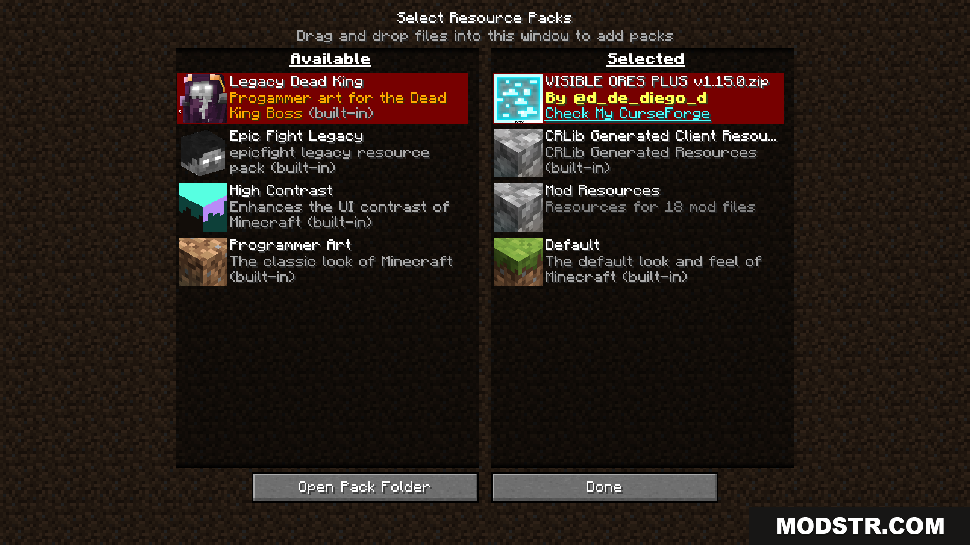 Visible Ores Plus Resource Pack (26.1.2, 1.20.1) – Radiant Underground Vibes