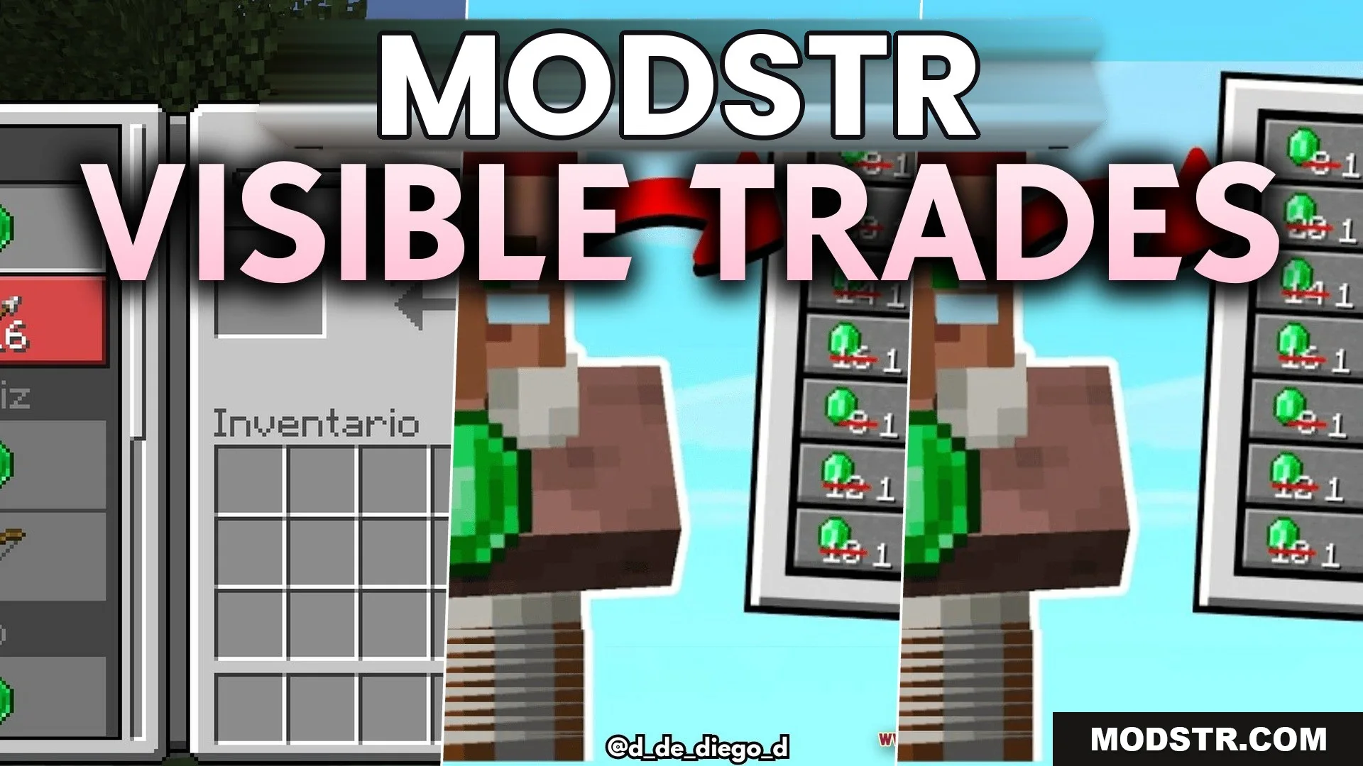 Visible Trades Texture Pack (26.x, 1.21) – See Locked Villager Offers cover art