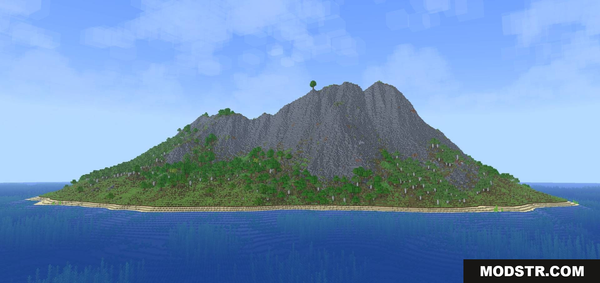 Volcano Island Survival Island 4 Map (26.x) – MCPE/Bedrock