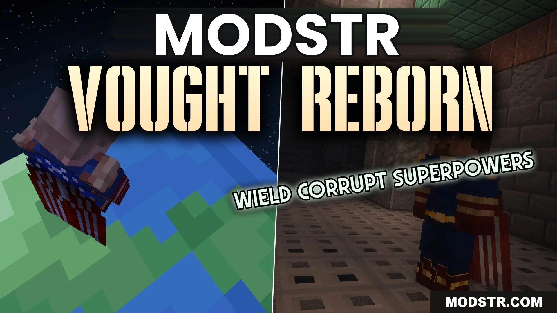 Vought Reborn Mod (1.20.1) – Gain Random Superpowers From the Boys cover art