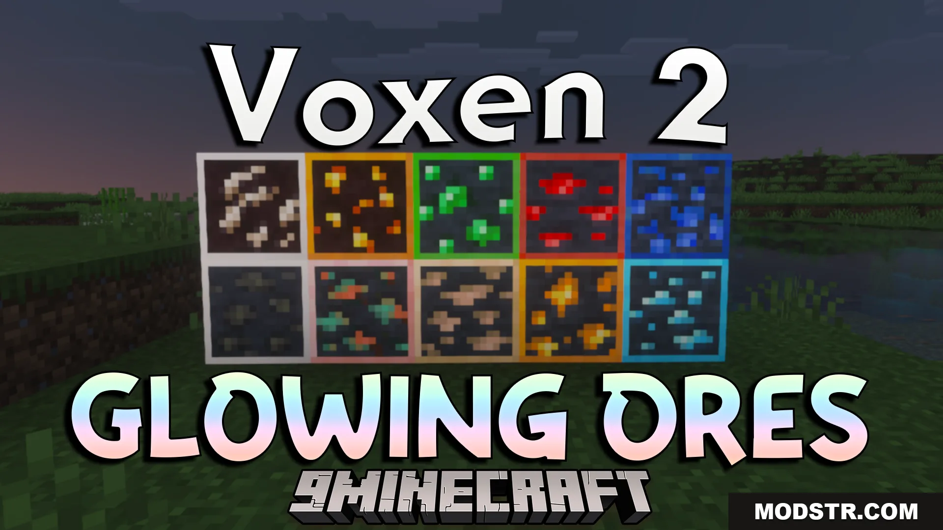 Voxen 2 Glowing Ores Texture Pack (26.x, 1.21) – Find Glowing Ores Easily