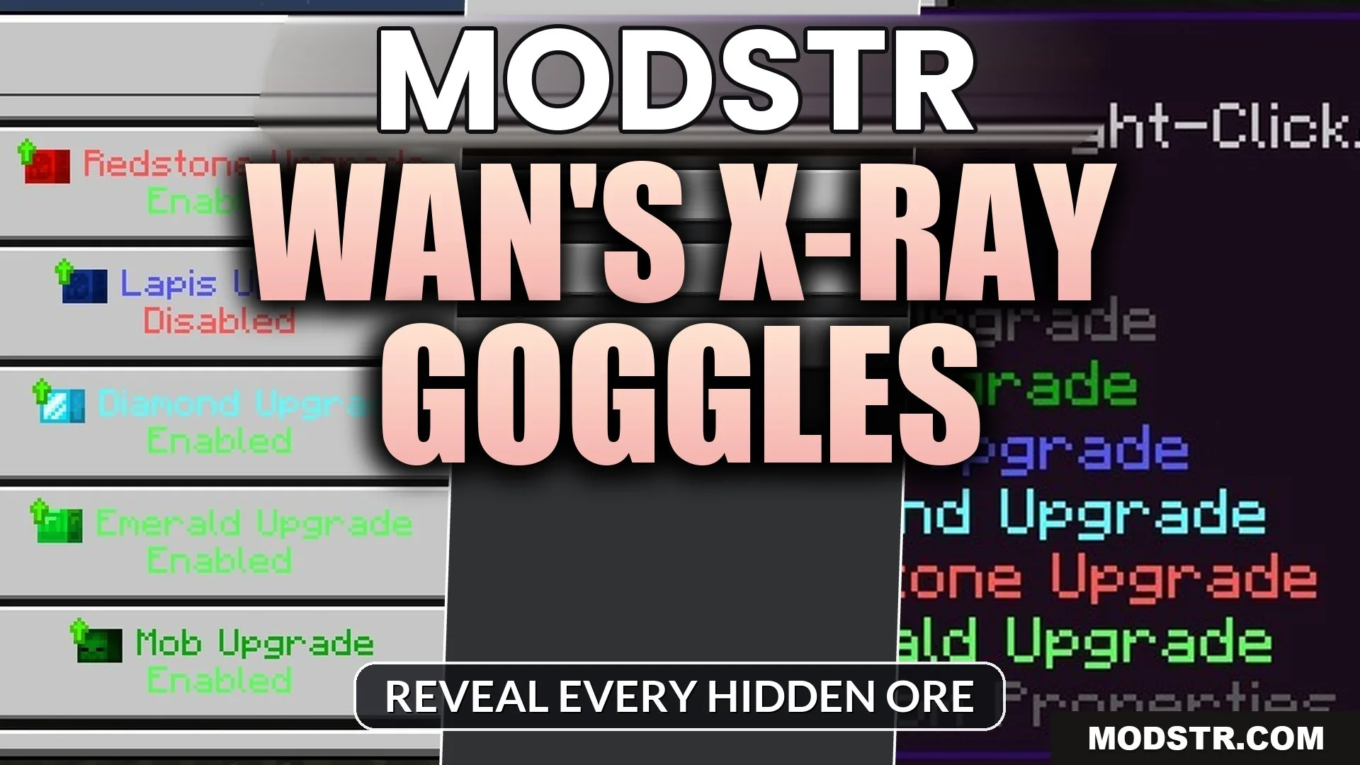 Wan’s X-Ray Goggles Addon (1.21, 1.20) – Reveal Every Hidden Ore cover art