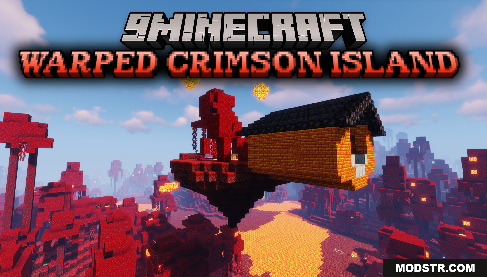 Warped Crimson Island Map