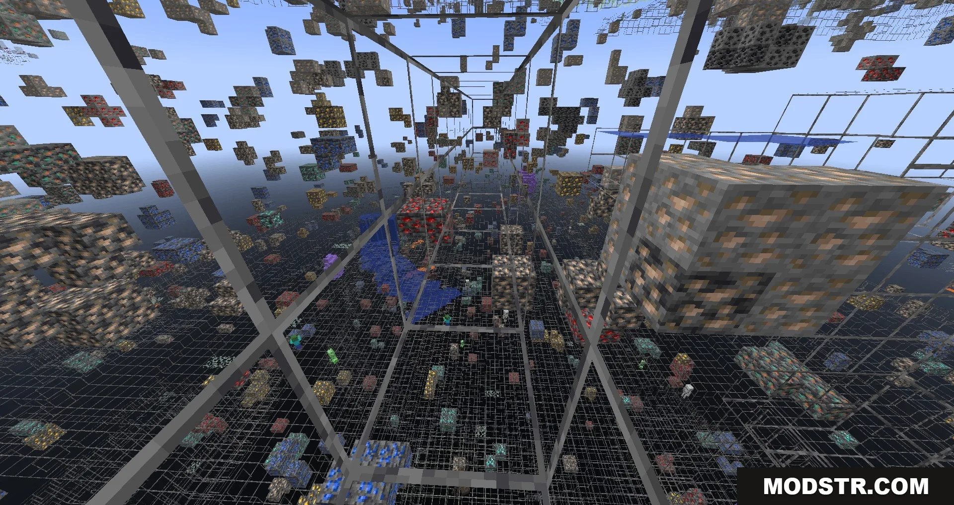 X Ray Pluss Shader making stone transparent to reveal hidden ores