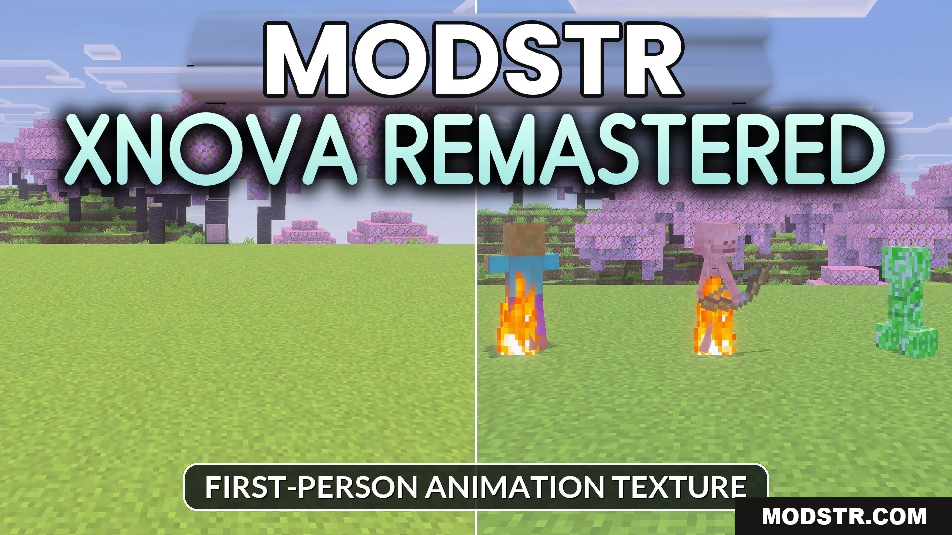 Xnova Remastered Texture Pack (26.x, 1.21) – Custom First-Person Animations cover art