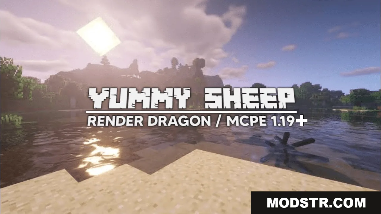 Yummy Sheep Shader (26.x, 1.21) – MCPE/Bedrock cover art
